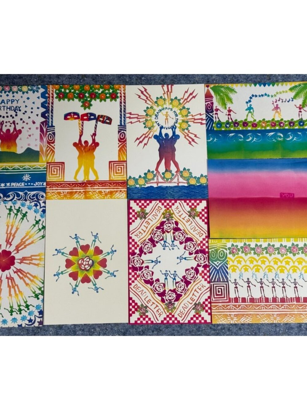 POSTCARDS~Grateful Dead~1980'S~ Judit TornAllen LOT OF 9 Rare & Hard to find